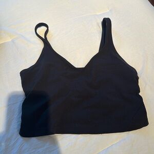 LULULEMON ALIGN BLACK CROP TANK TOP
SIZE 6